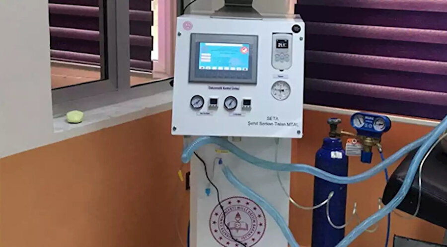 Uzaktan kontrollü solunum cihazı