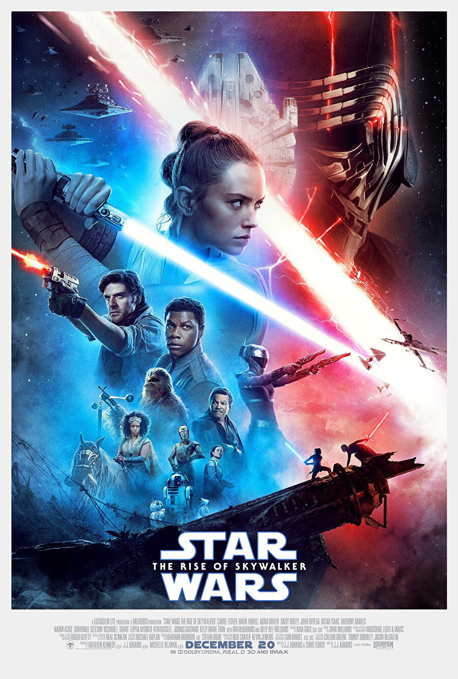 Star Wars: Skywalker’ın Yükselişi Star Wars hayranlarını ikiye bölen bu devam üçlemesi Skywalker’ın Yükselişi ile son buluyor. Kylo Ren güçte kalabilmek için acımasızlaşırken galakside karanlığın ve aydınlığın savaşı sürüyor. Vizyon tarihi: 20 Aralık 2019