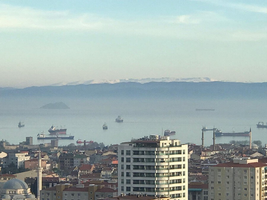 Uludağ İstanbul'dan cam gibi görünüyor
