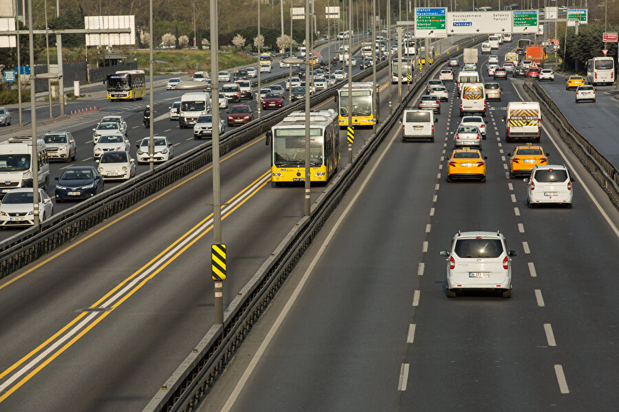 Sokağa çıkma yasağının ardından trafik yoğunluğu yüzde 13 oldu