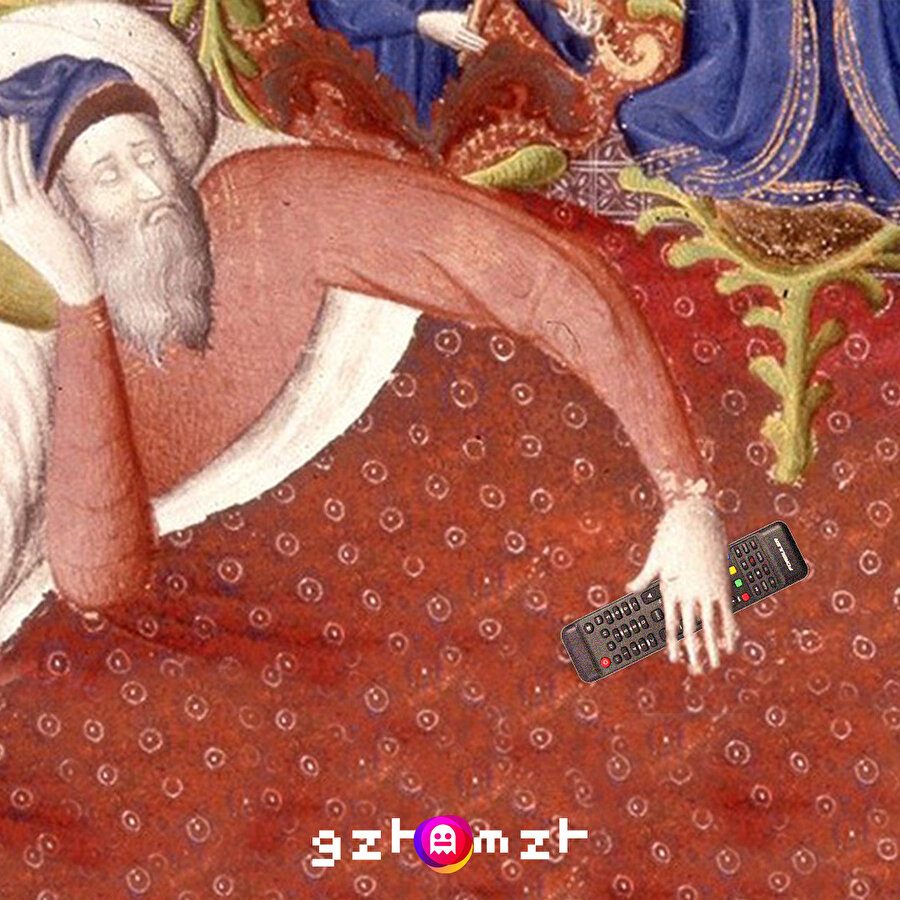 Televizyon karşısında sanatsal uyuklamak