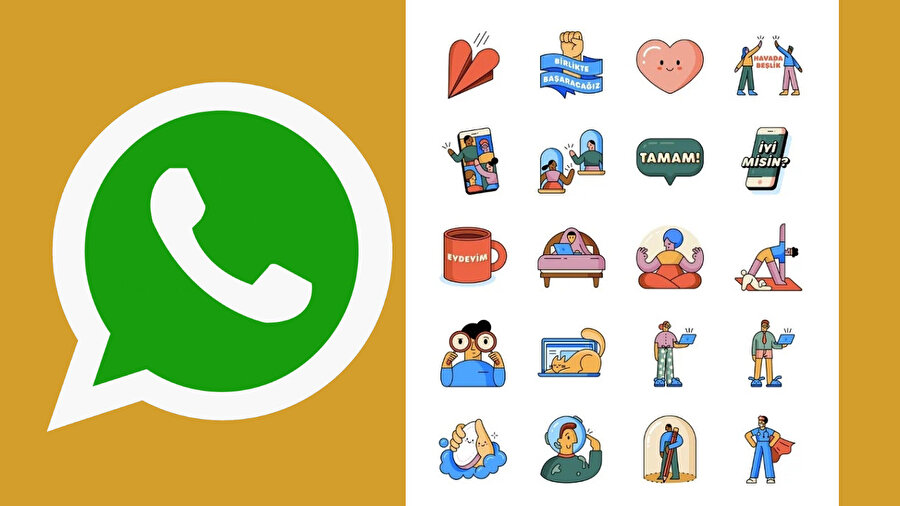 WhatsApp çıkartma.