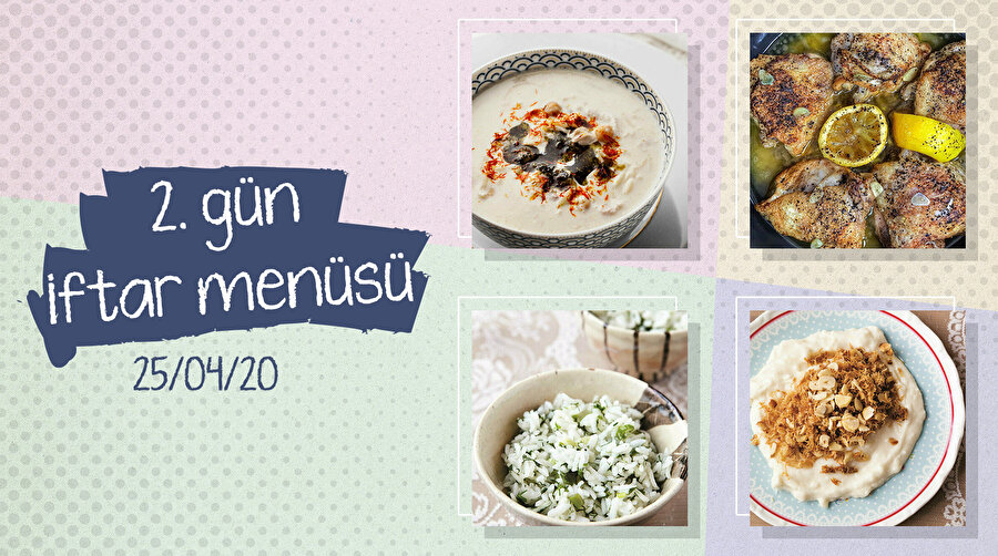 Nefis iftar menülerinde 2. gün.