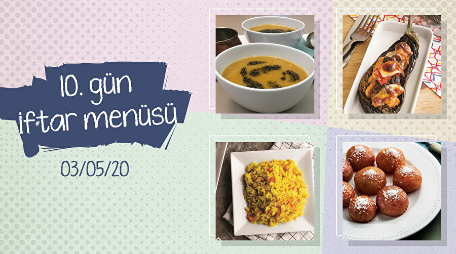 10.Gün iftar menüsü: Lokma usulü tavuklu karnıyarık