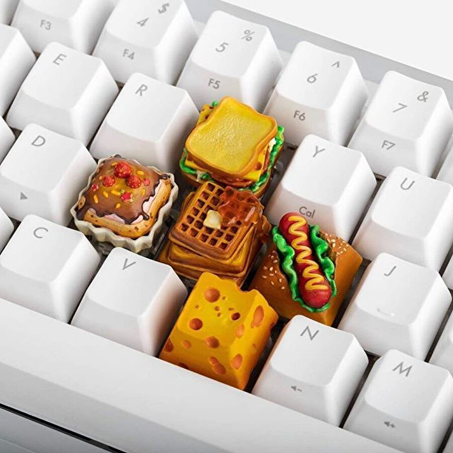 Son zamanlarda çalışırken klavye tuşlarını bu şekilde görmeyen var mı?