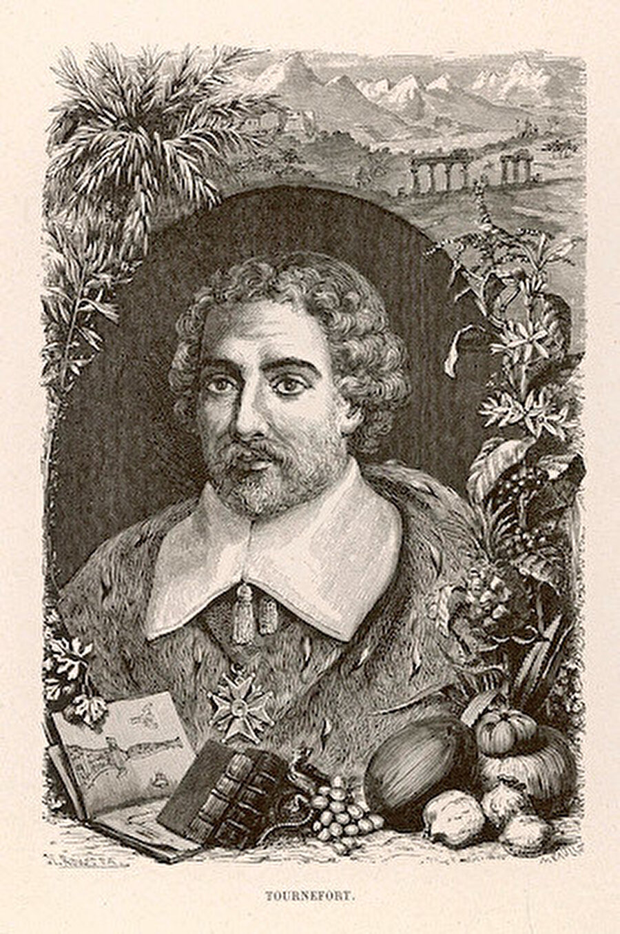Joseph Pitton de Tournefort, Montpellier Üniversitesi çerçevesinde botanikte uzmanlaşarak 1683'te Paris Kraliyet Botanik Bahçesi'ne profesör olarak atanan bir doğabilimcidir.