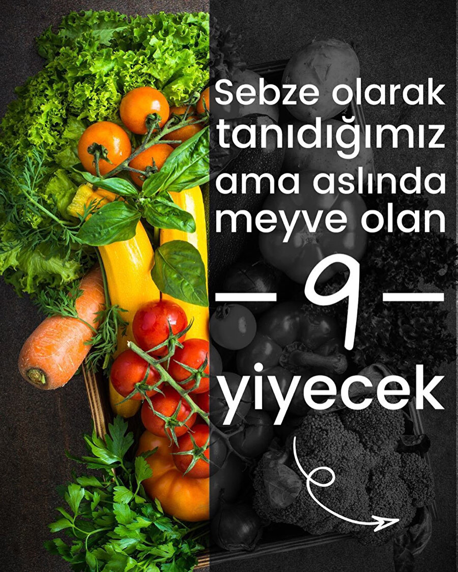 Sebze olarak tanıdığımız ama aslında meyve olan 9 yiyecek 🍅