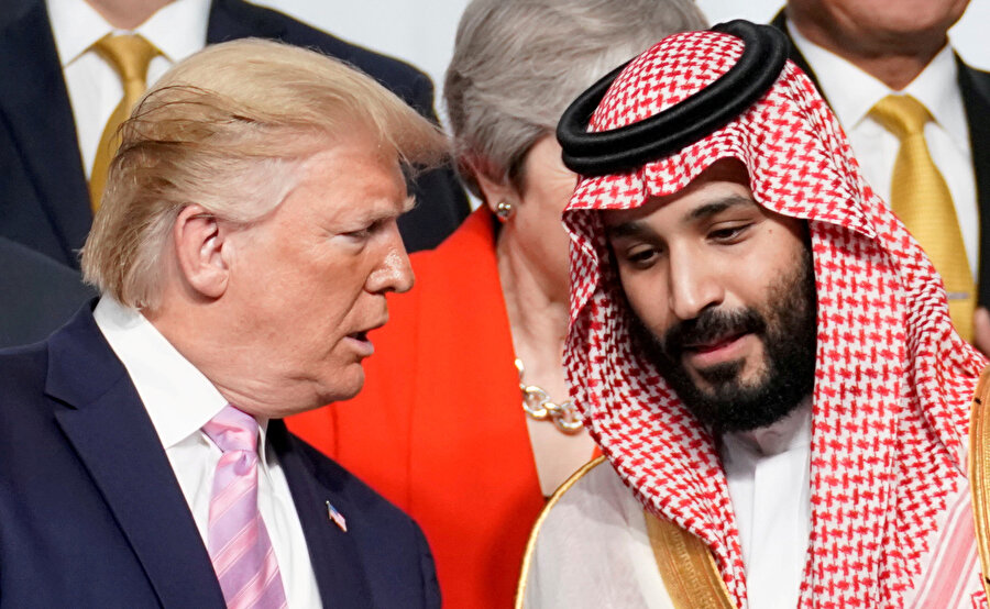ABD Başkanı Trump ve Suudi Arabistan Veliaht Prensi Muhammed bin Selman