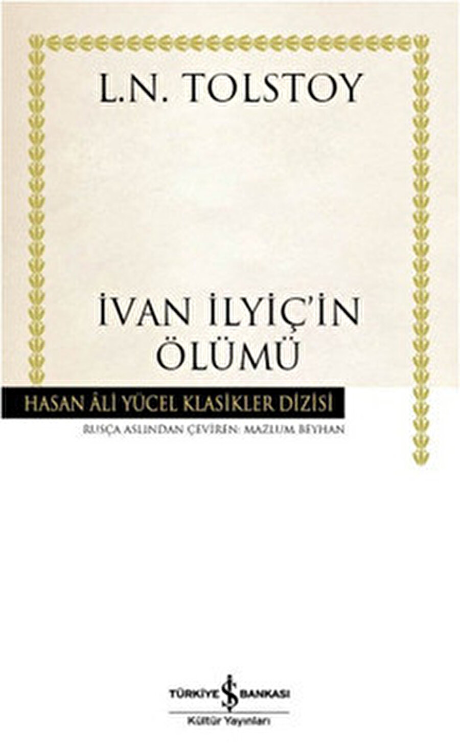 Kitabın başkahramanı İvan İlyiç, hayatını önce iyi bir iş ve makam sahibi olmaya adar ve bunu başarır da.