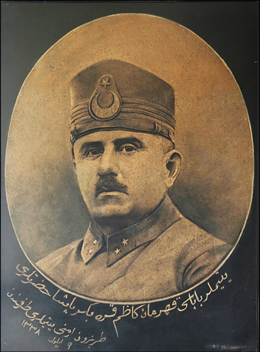 Yetimler babası kahraman Kâzım Karabekir Paşa Hazretleri (Trabzon Ermeni Yetimleri tarafından 9 Eylül 1338 (1922))