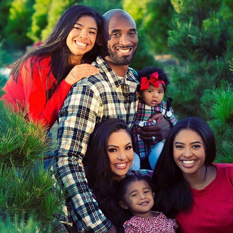 Kobe Bryant, eşi ve çocukları