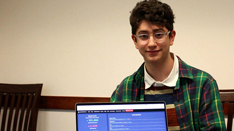 'nCoV2019live' sitesini kuran Avi Schiffmann