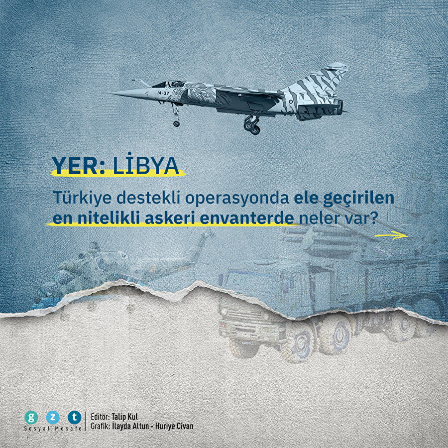 Libya'daki Türkiye destekli operasyonda neler ele geçirildi?