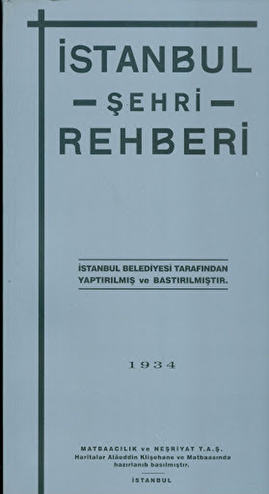 Tüm bu paha biçilemez işlerden sonra, bugün de aşılamamış eserini yazar: 1934 İstanbul Şehir Rehberi. 