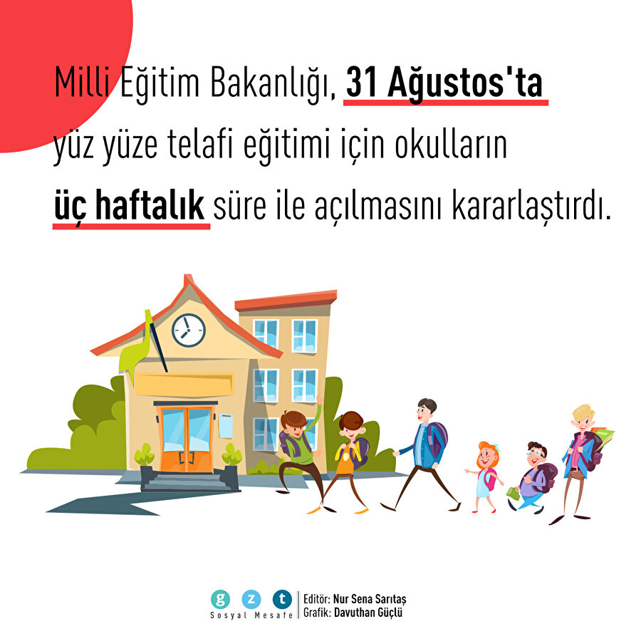 🎒📚 31 Ağustos'ta okula dönüş başlıyor