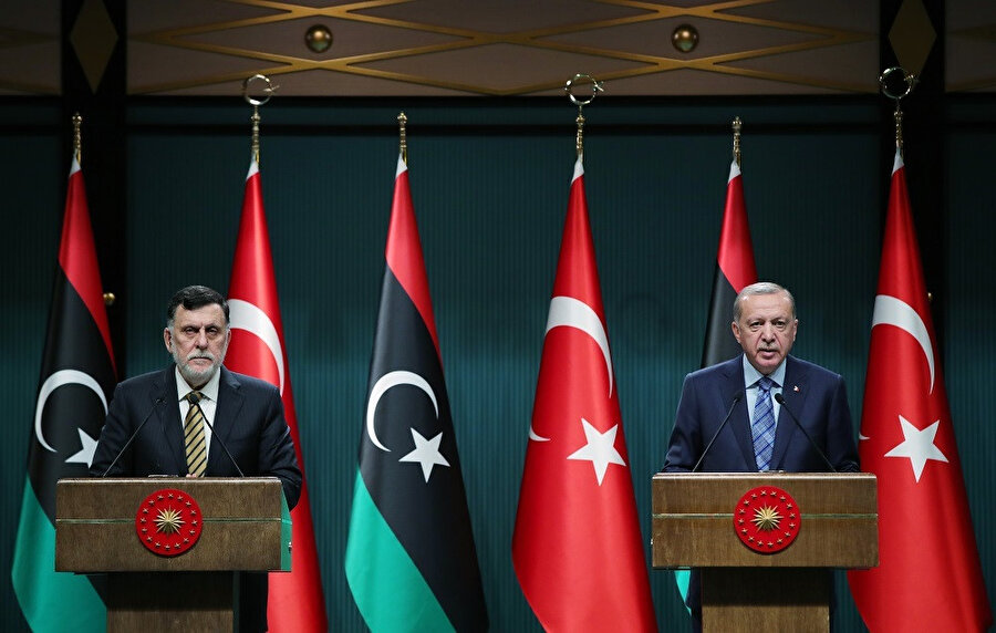 Libya Başbakanı Sarrac, Cumhurbaşkanı Erdoğan