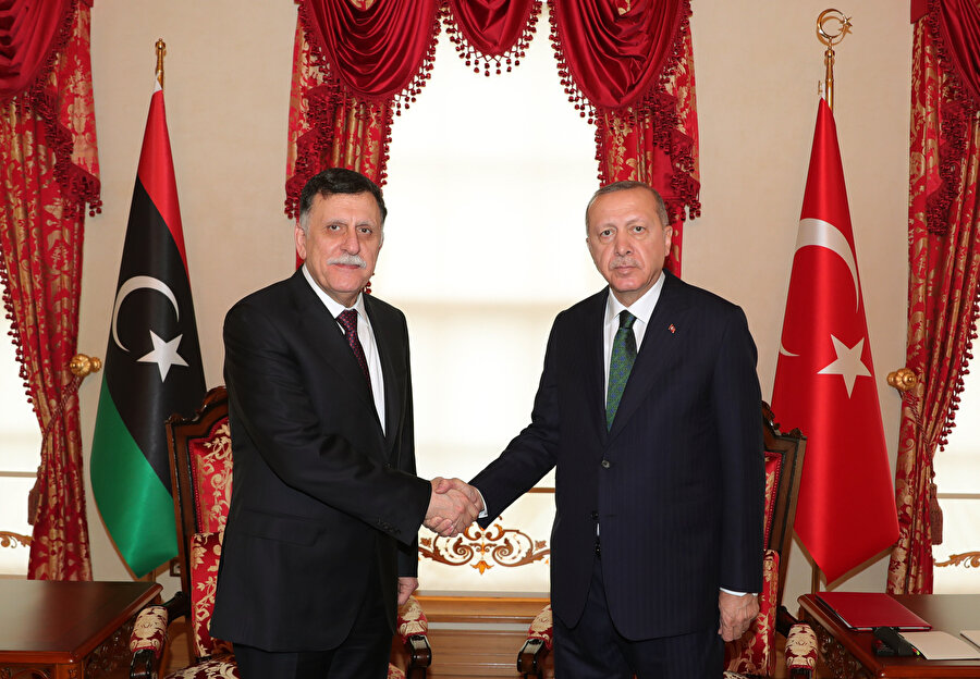 Cumhurbaşkanı Erdoğan ve Libya Başbakanı Serrac, en son ocak ayında yüz yüze görüşme gerçekleştirmişti
