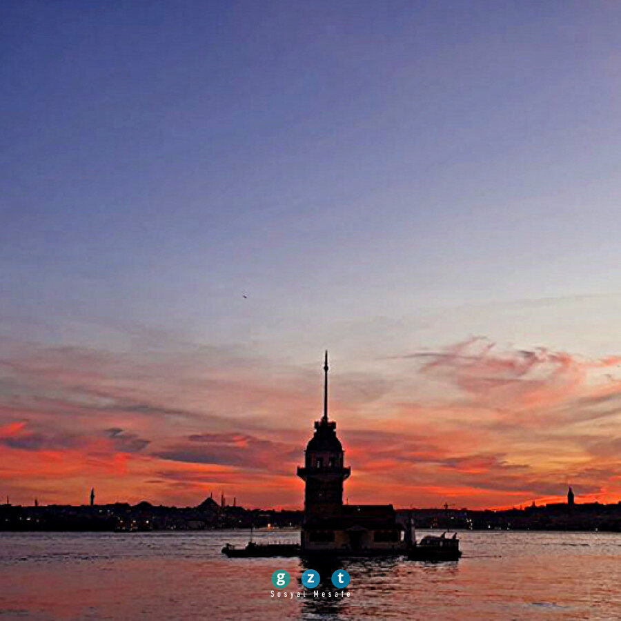 İstanbul'dan muhteşem gün batımı manzaraları 🌇