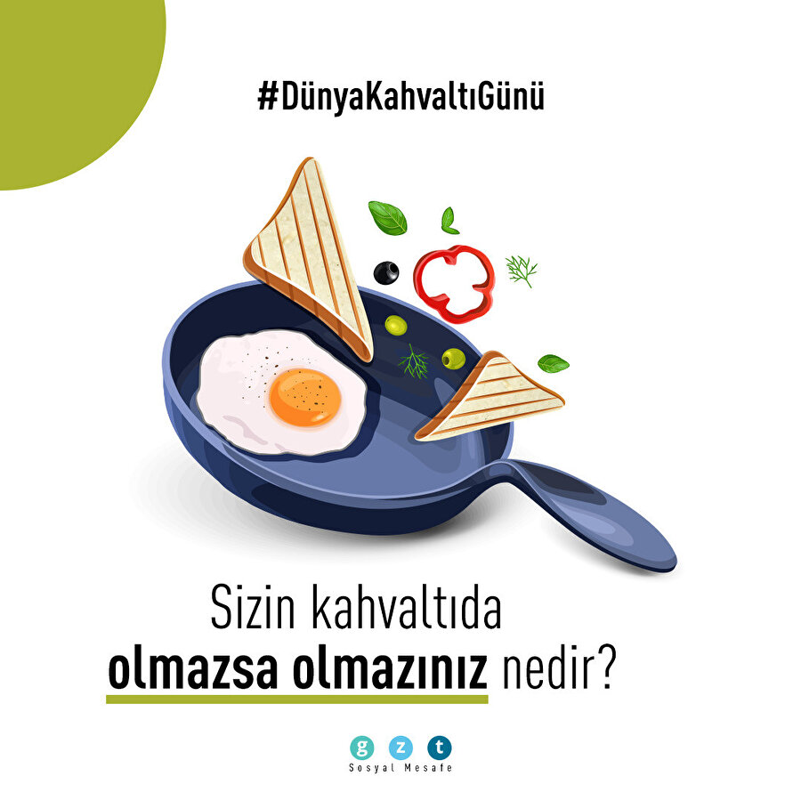 Kahvaltıda olmazsa olmazınız ne? 🤔