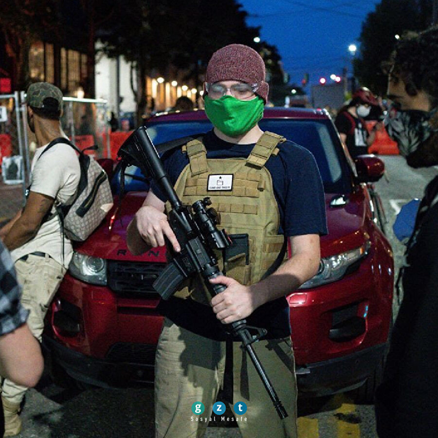 Göstericilerin 'özerk bölge' ilan ettiği Seattle'dan çarpıcı kareler