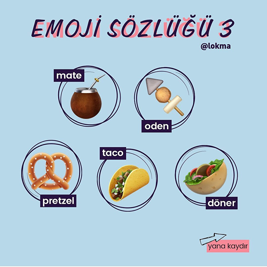 Emoji sözlüğü 3 🥨