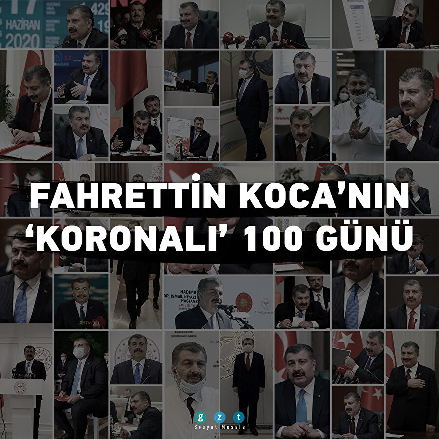 Sağlık Bakanı Fahrettin Koca'nın 'koronalı' 100 günü