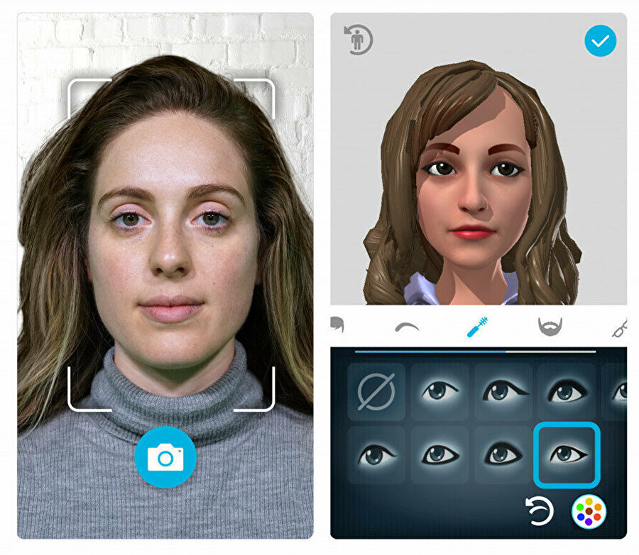 Sanal toplantılara girmeden önce gerçekçi avatarınızı oluşturmanız gerekiyor. HTC burada birçok farklı detay sunuyor.