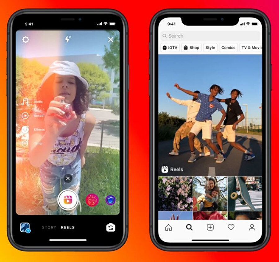 Instagram, bu sayede TikTok'un pastasından da pay almak istiyor. 