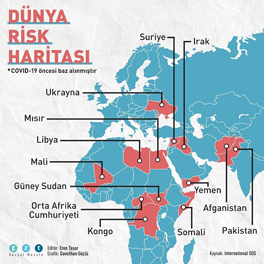 Dünyanın en riskli rotaları