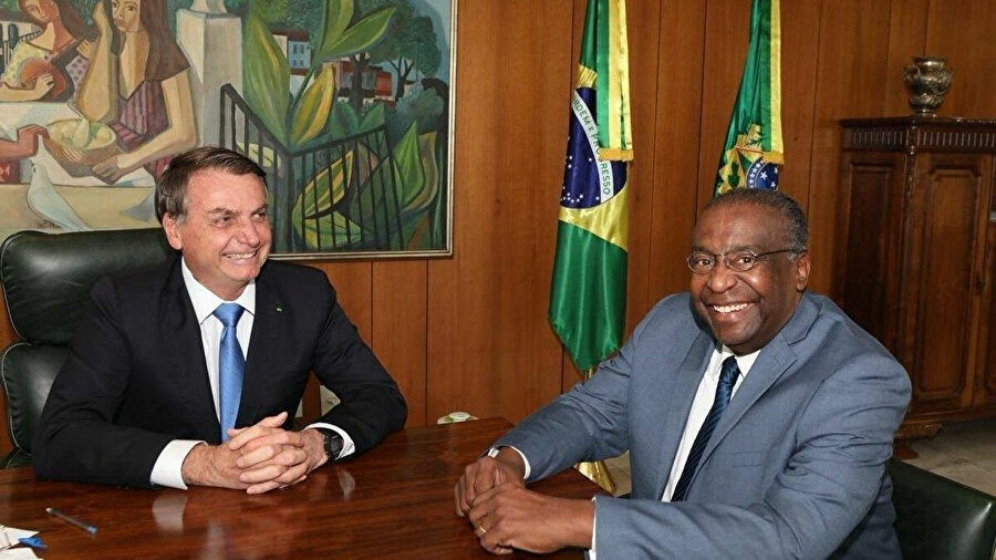 Devlet Başkanı Jair Bolsonaro ve Carlos Alberto Decotelli