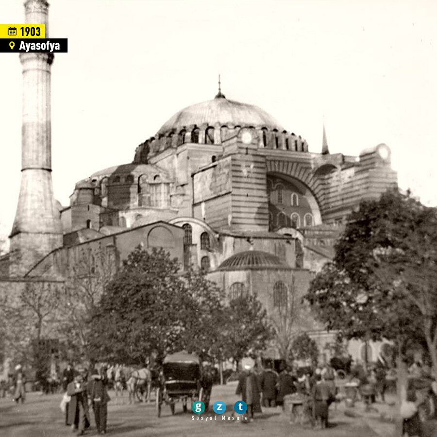 Fotoğraflarla tarihe yolculuk: Ayasofya