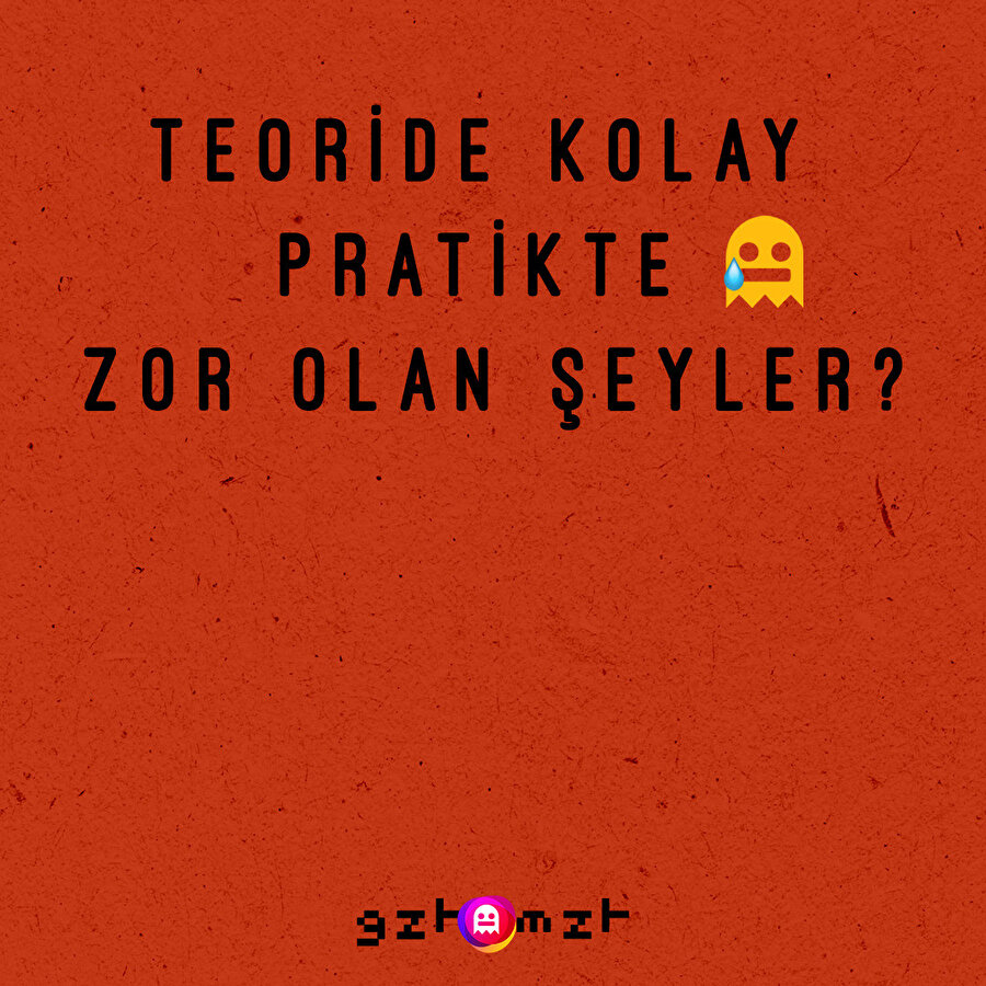 ​Teoride kolay  pratikte zor olan şeyleri tartışıyoruz 🤔