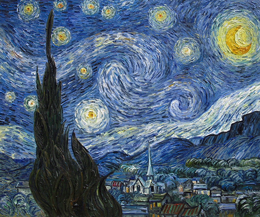 Starry Night, Yıldızlı Gece.
