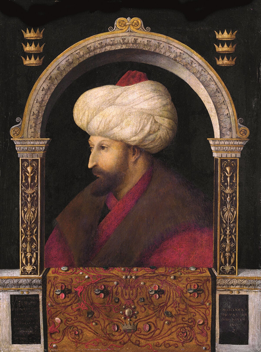 Gentile Bellini Londra'daki Fatih portresi