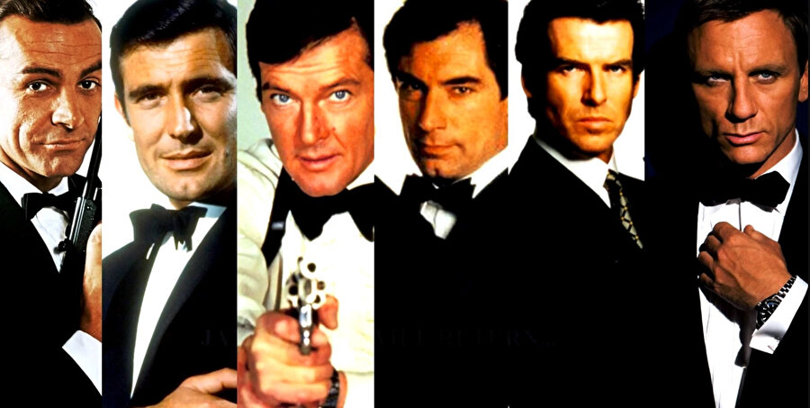 Gizli Servis’in süper ajanı James Bond şimdiye kadar birçok oyuncu tarafından canlandırılmıştır