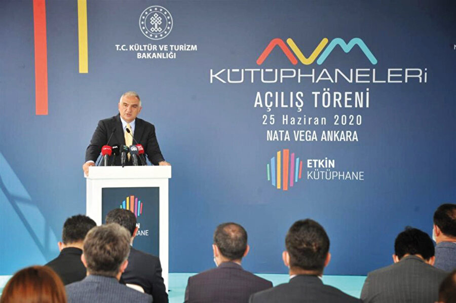 AVM Kütüphaneler açılış töreni