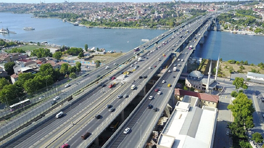 Haliç Köprüsü'nde yol çalışmaları başladı