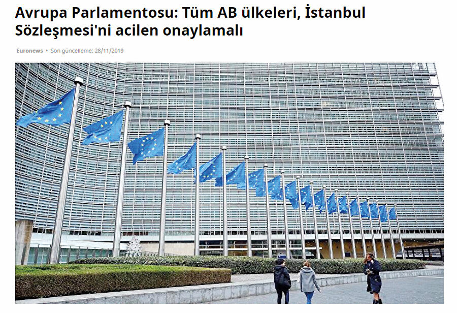 Avrupa Parlamentosu: Tüm AB ülkeleri, İstanbul Sözleşmesi'ni acilen onaylanmalı