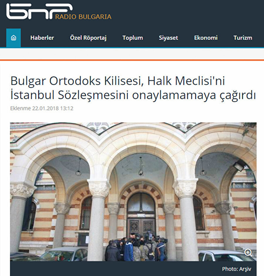 Bulgar Ortodoks Kilisesi, Halk Meclisi'ni İstanbul Sözleşmesini onaylamamaya çağırdı.