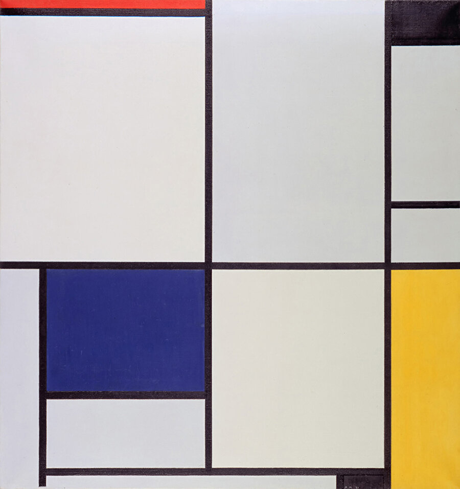 Piet Mondrian, Tableau I (1921).