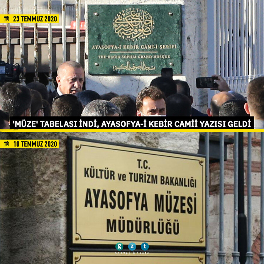 Ayasofya'daki fresklerin nasıl kapatıldığı ilk kez görüntülendi