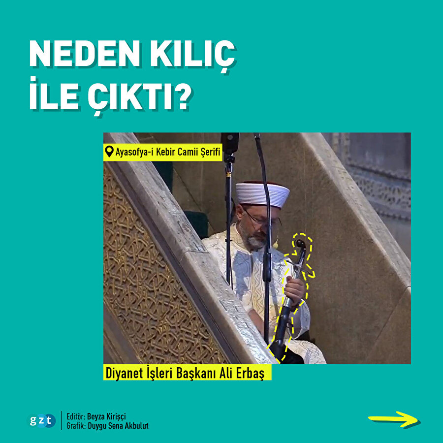 Hutbede kılıç geleneği ⚔️