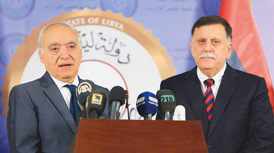 Gassan Selame Libya Lideri Serrac ile