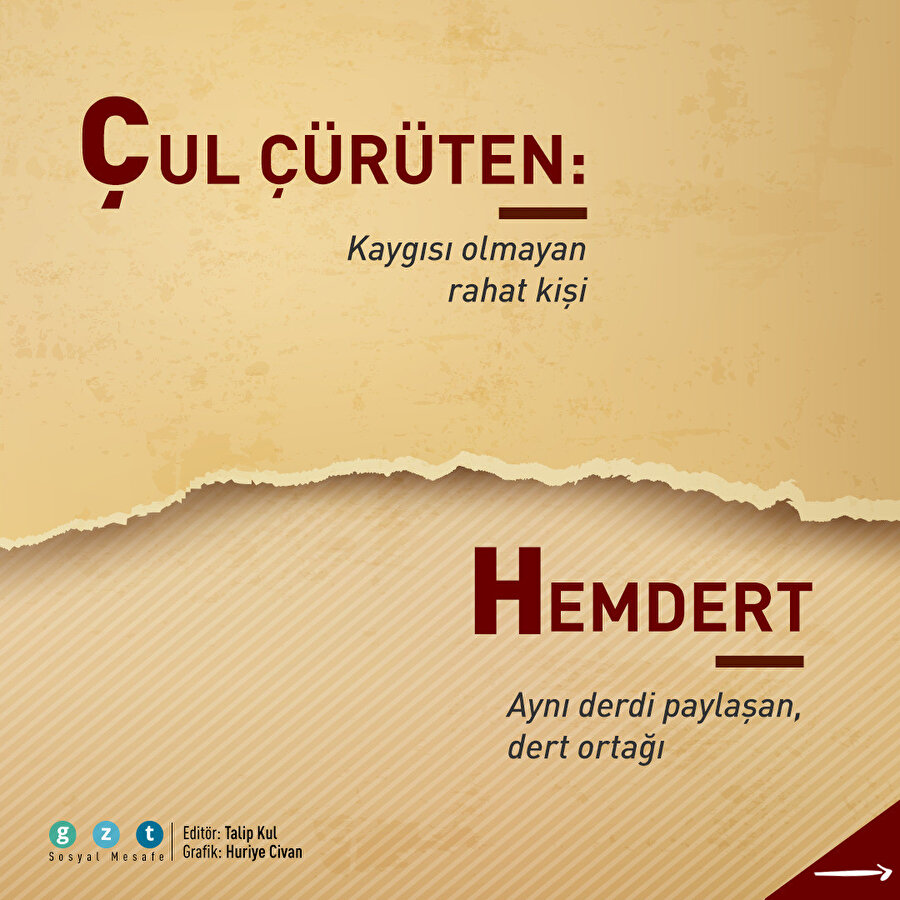 Bir kelime deyip geçme!