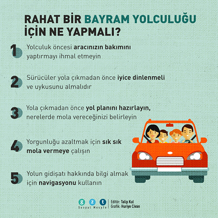 Bayram yolculuğuna çıkarken nelere dikkat edilmeli?​