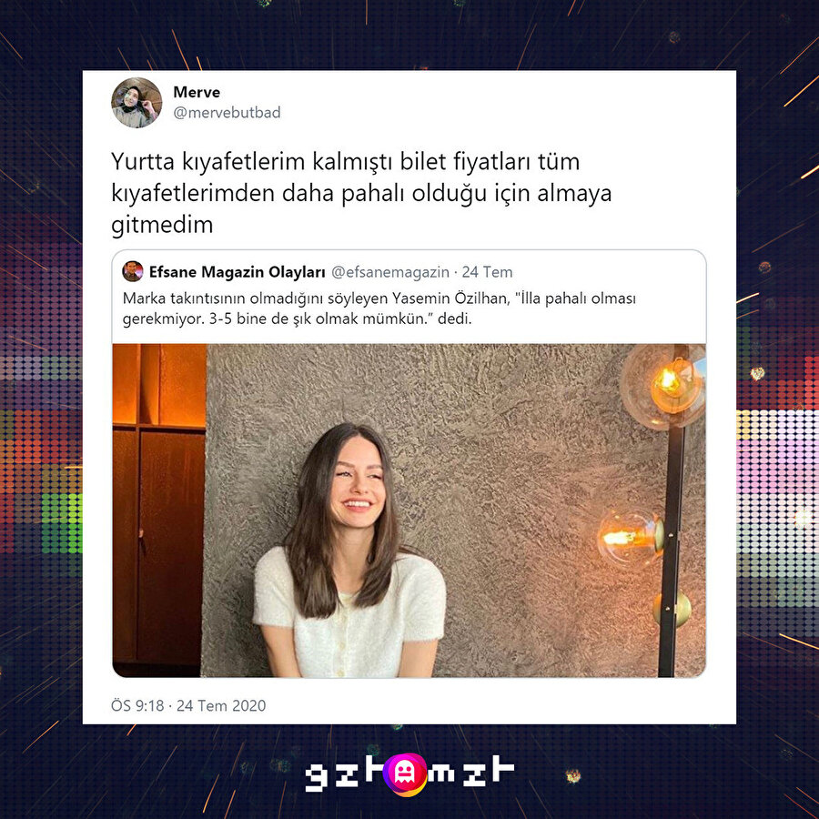 Gardırobun toplamının 3-5 bin lira etmeme sorunsalı...