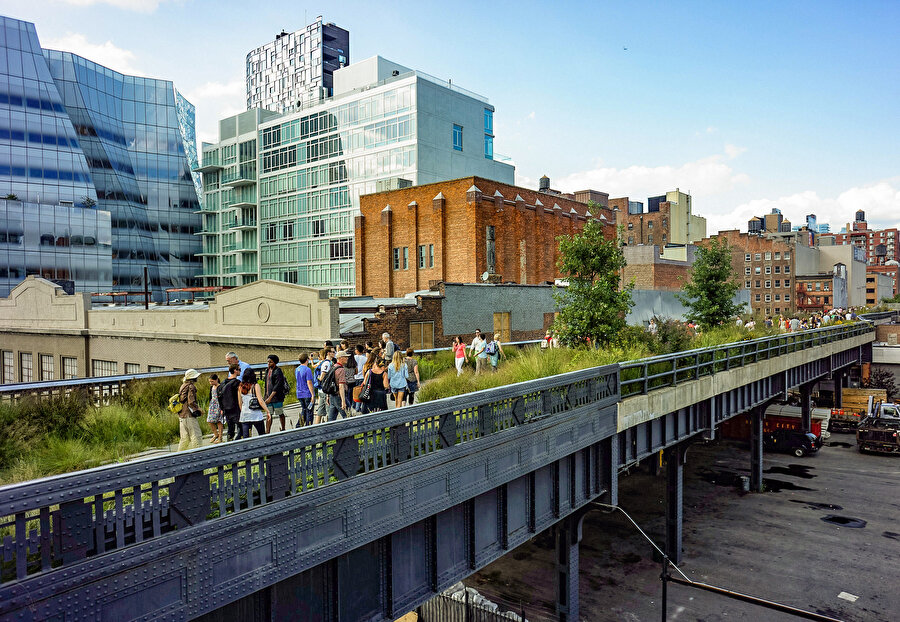 New York High Line Park.