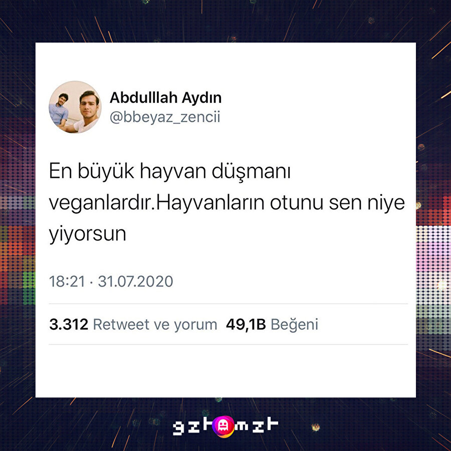 ​Biri diyor et yemeyin diğeri diyor ot yemeyin ne yiyelim kardeşim taş mı kemirelim
