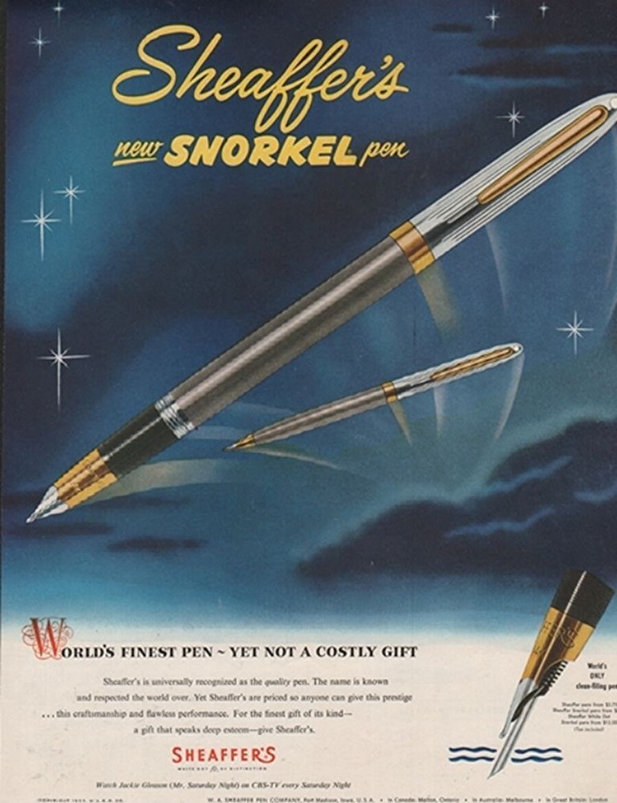 Sheaffer Snorkel reklam afişi