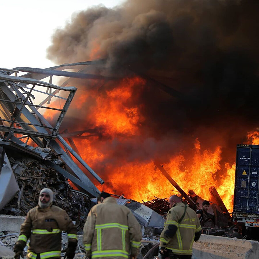 Patlamanın dehşeti gözler önüne serildi